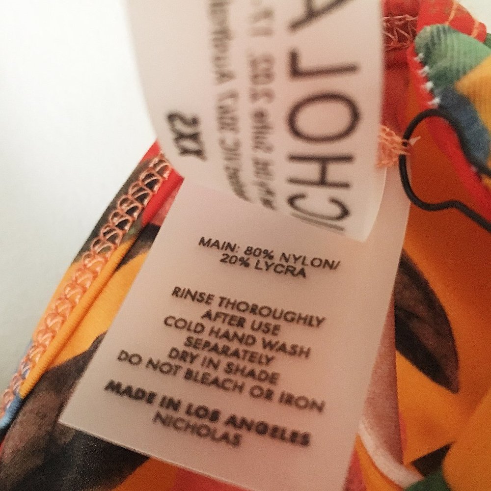 Nicholas Twist Bikini Top - TANGERINE MULTI - Picture 8 of 9